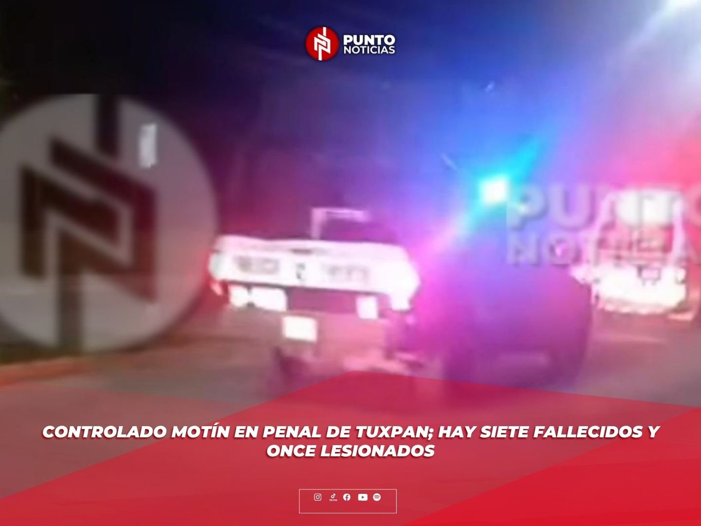 Controlado motín en penal de Tuxpan; hay siete fallecidos y once lesionados