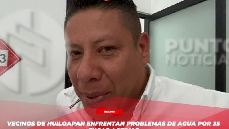 Vecinos de Huiloapan enfrentan problemas de agua por 35 fugas activas
