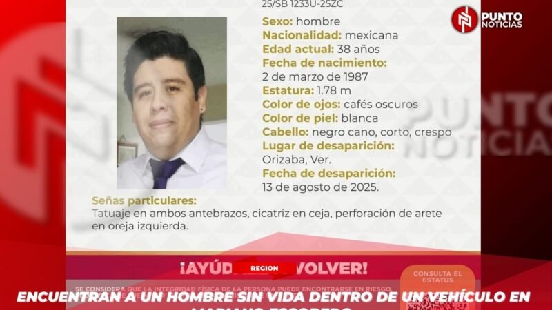 Encuentran a un hombre s1n vld@ dentro de un vehículo en Mariano Escobedo.