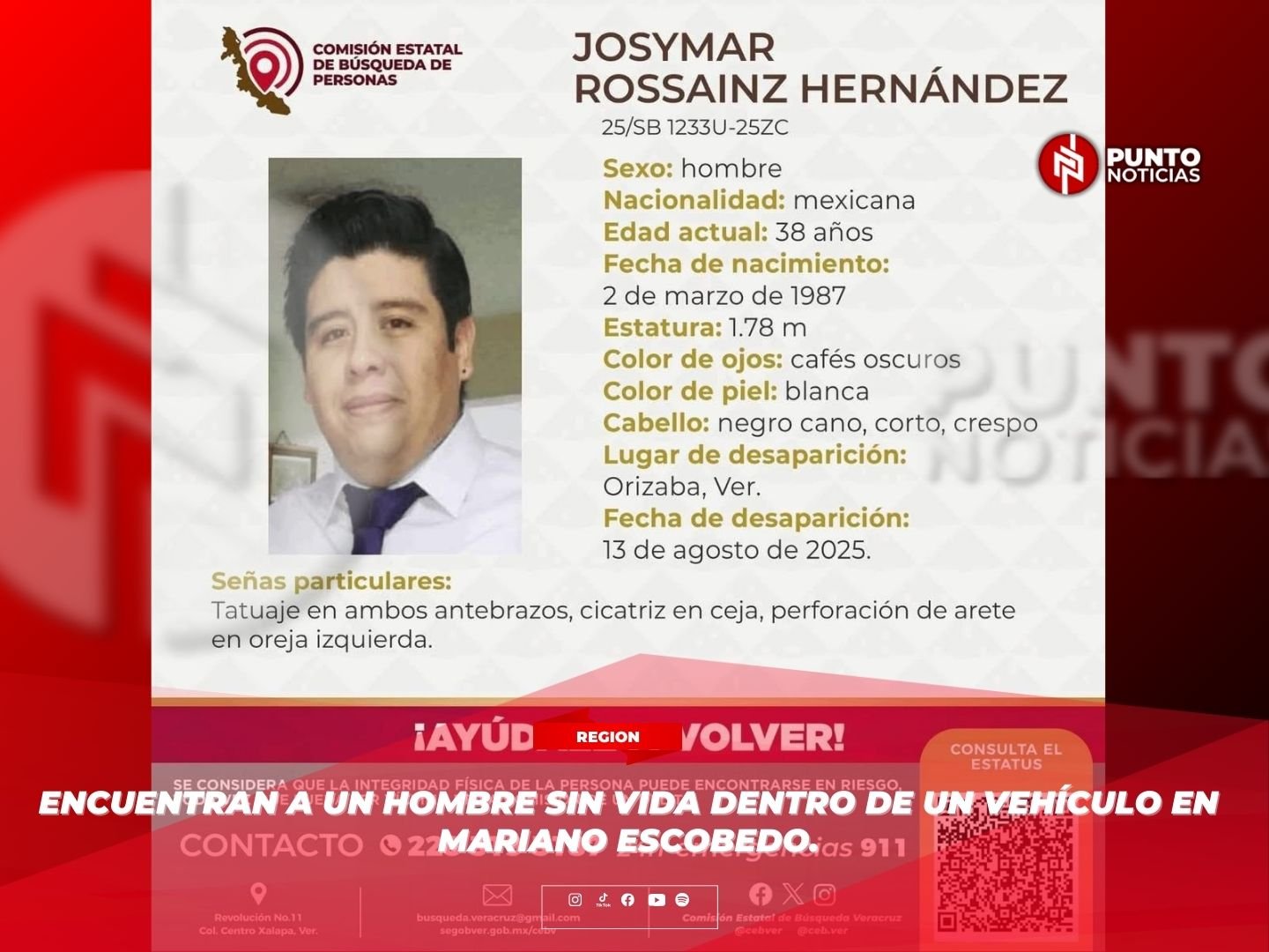 Encuentran a un hombre s1n vld@ dentro de un vehículo en Mariano Escobedo.