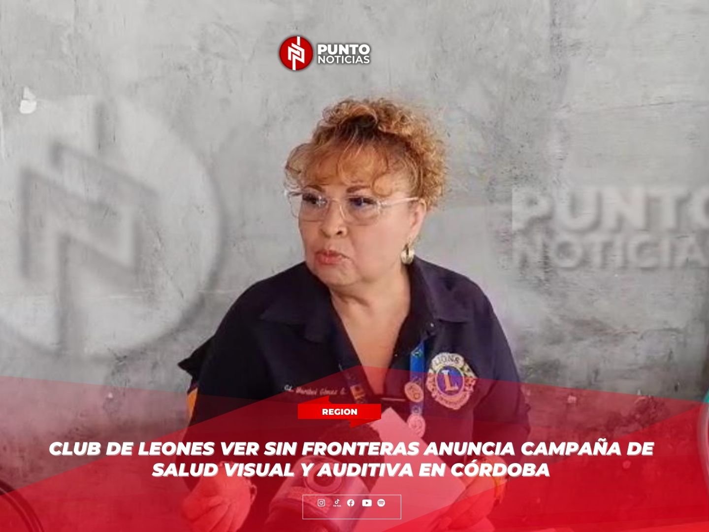 Club de Leones Ver sin Fronteras anuncia campaña de salud visual y auditiva en Córdoba