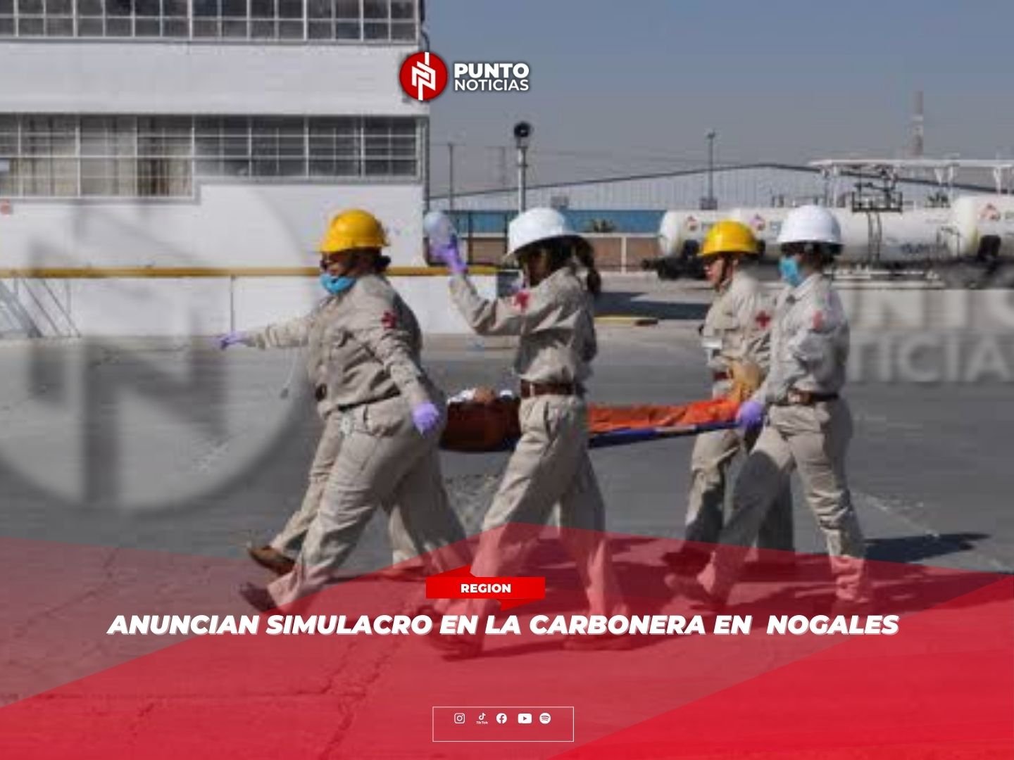 Anuncian simulacro en La Carbonera en Nogales