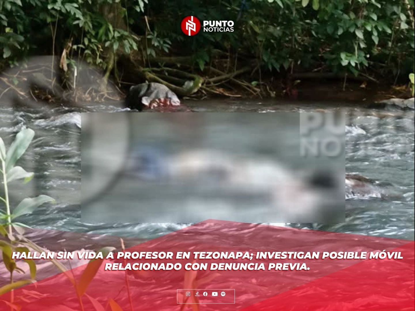 Hallan sin vida a profesor en Tezonapa; investigan posible móvil relacionado con denuncia previa.