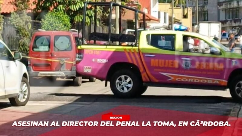 Asesinan al director del Penal La Toma, en Córdoba.