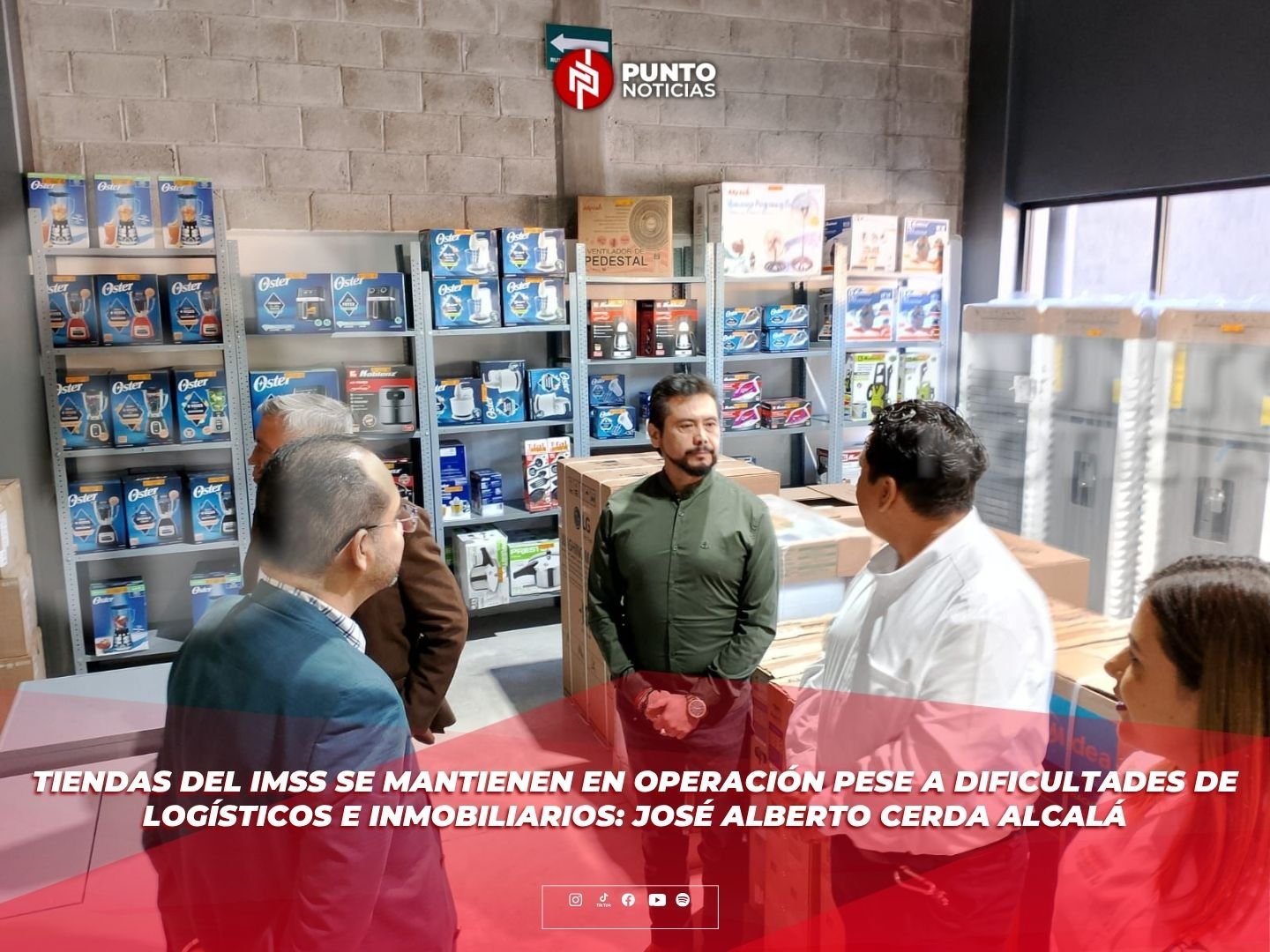 Tiendas del IMSS se mantienen en operación pese a dificultades de logísticos e inmobiliarios: José Alberto Cerda Alcalá