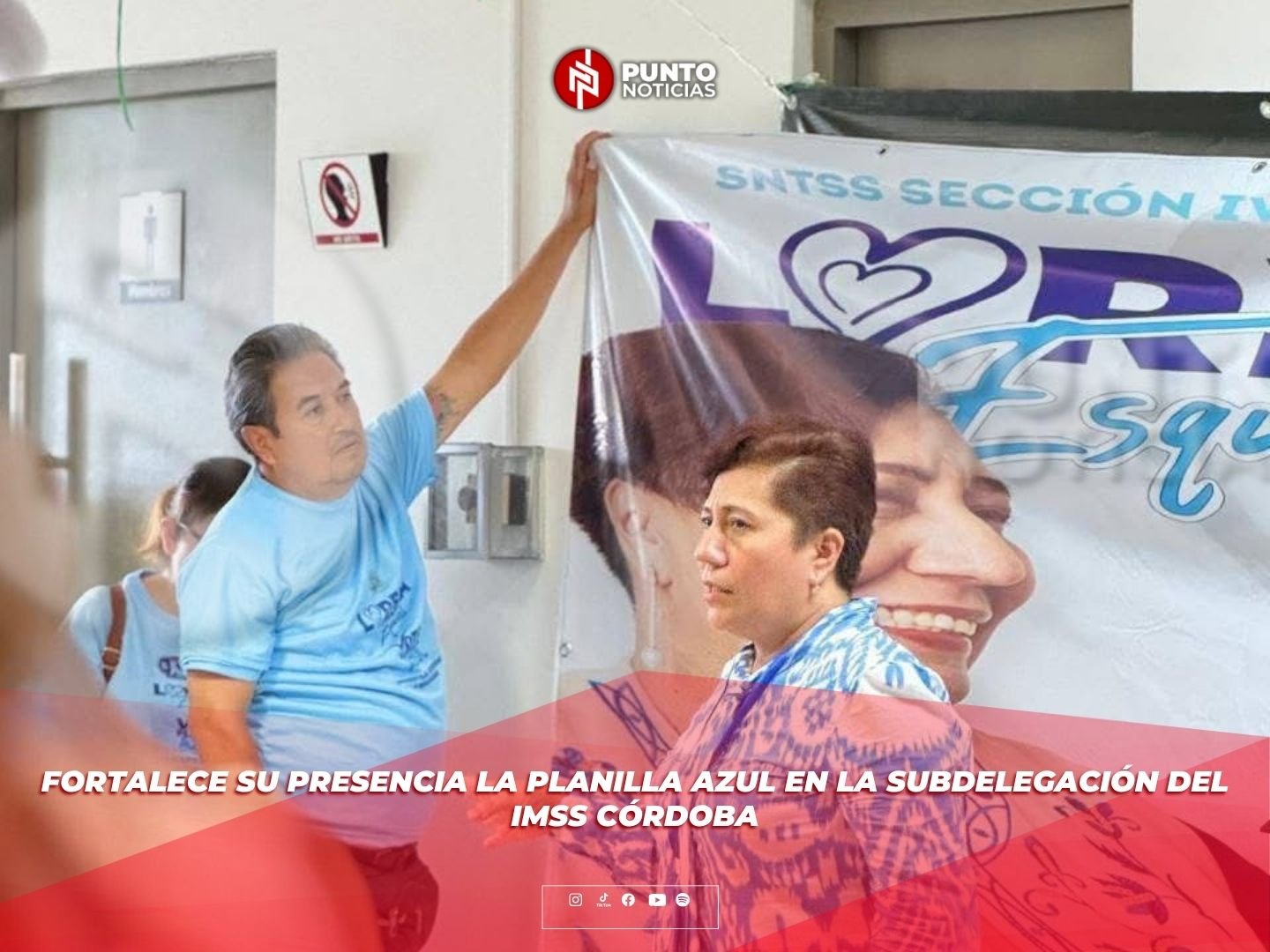 Fortalece su presencia la Planilla Azul en la Subdelegación del IMSS Córdoba