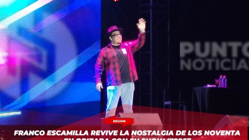 Franco Escamilla revive la nostalgia de los noventa en Orizaba con su show “1995”