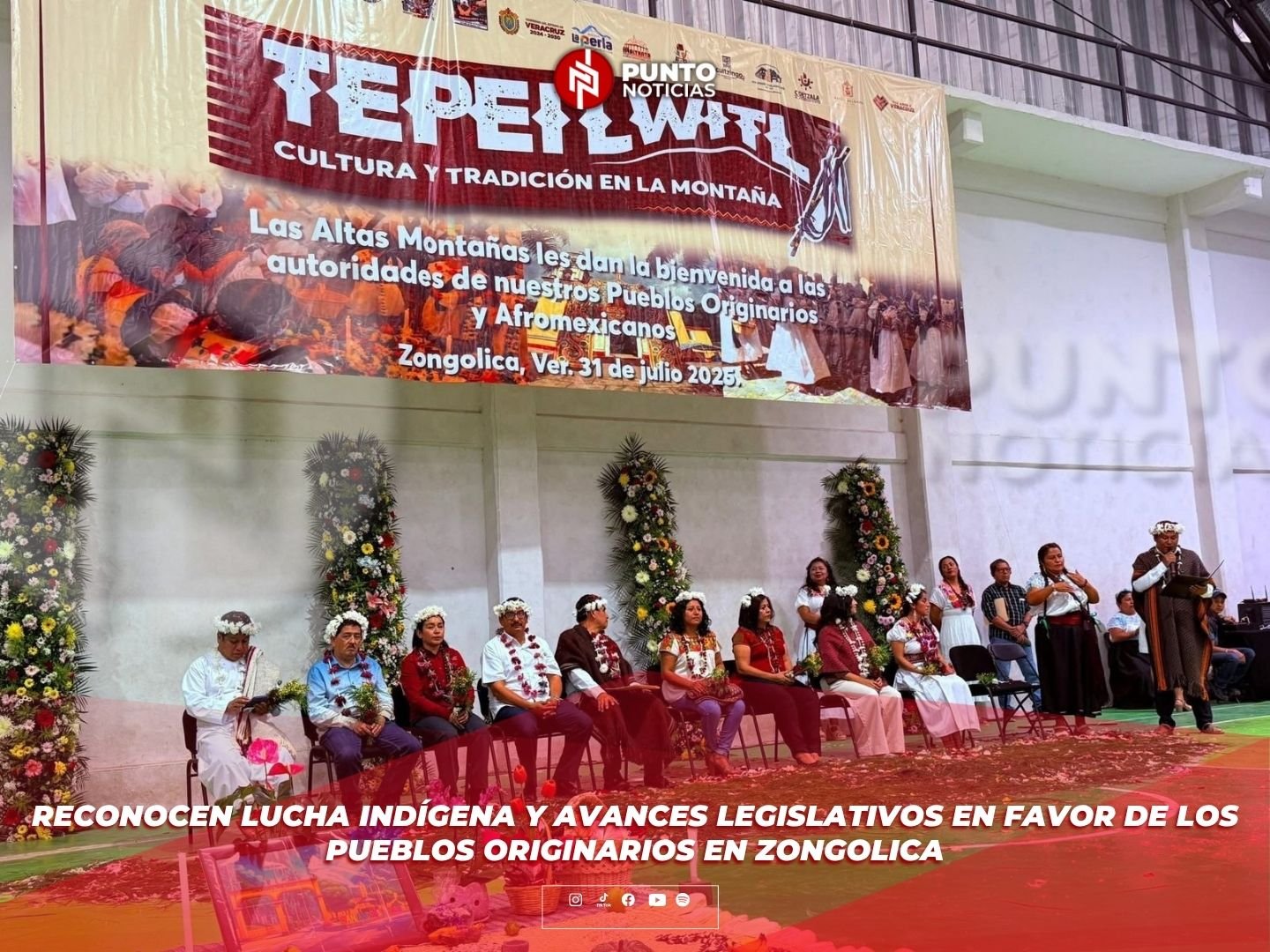 Reconocen lucha indígena y avances legislativos en favor de los pueblos originarios en Zongolica