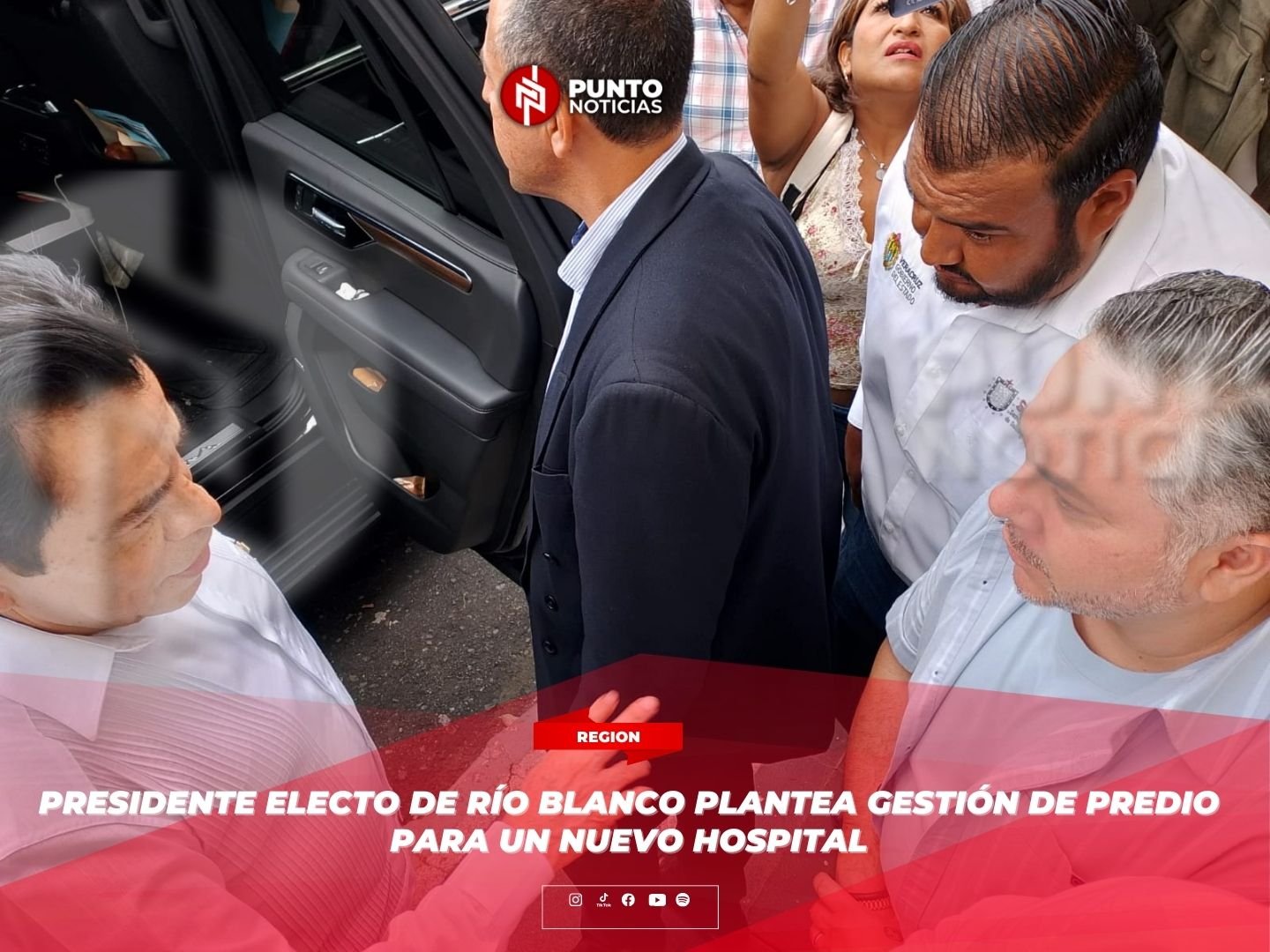 Presidente electo de Río Blanco plantea gestión de predio para un nuevo hospital