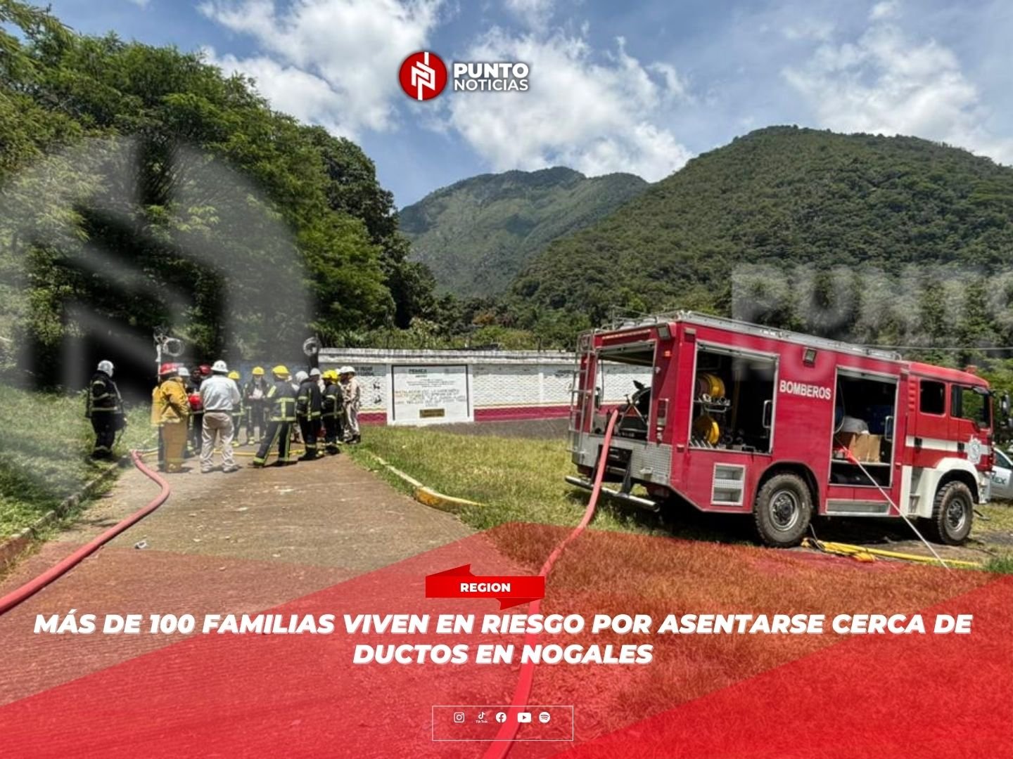 Más de 100 familias viven en riesgo por asentarse cerca de ductos en Nogales