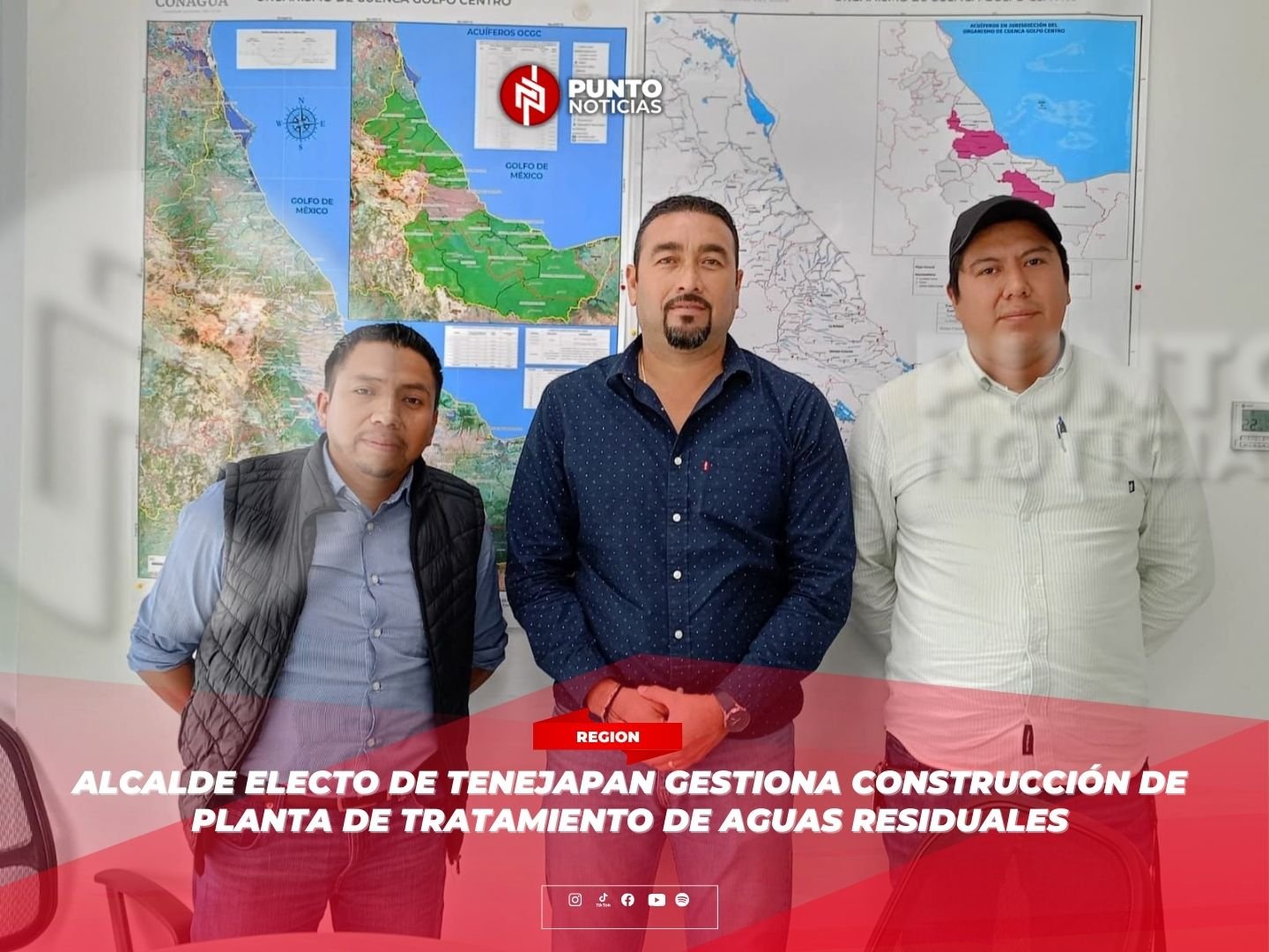Alcalde electo de Tenejapan gestiona construcción de Planta de Tratamiento de Aguas Residuales