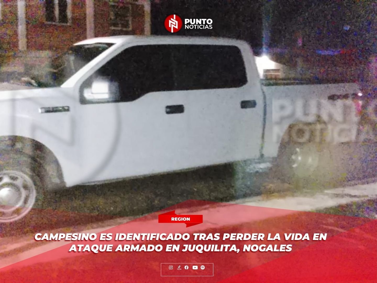 Campesino es identificado tras perder la vida en ataque armado en Juquilita, Nogales