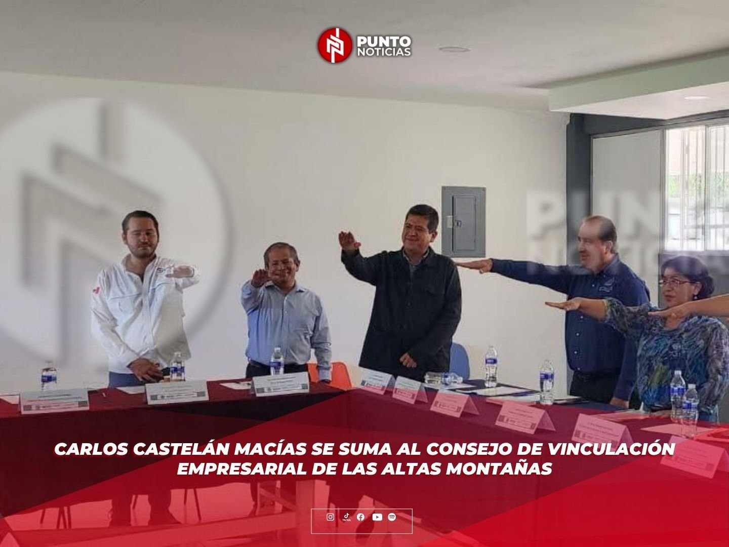 Carlos Castelán Macías se suma al Consejo de Vinculación Empresarial de las Altas Montañas