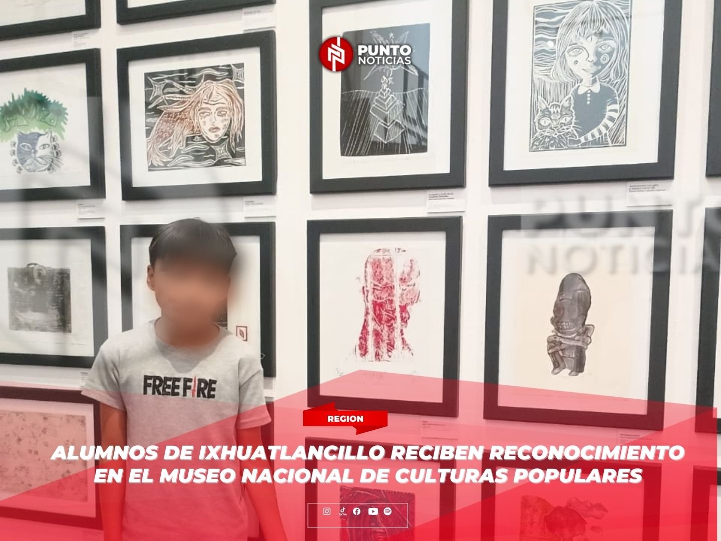 Alumnos de Ixhuatlancillo reciben reconocimiento en el Museo Nacional de Culturas Populares