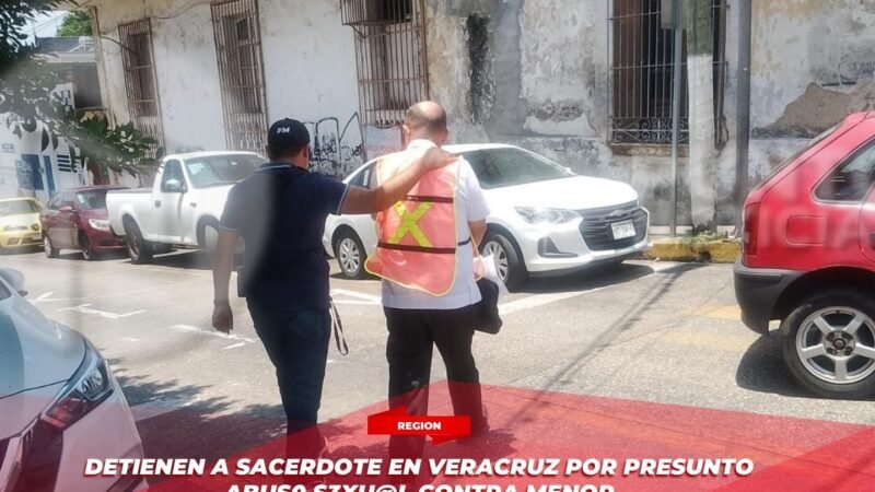 Detienen a sacerdote en Veracruz por presunto @bus0 sExu@l contra menor.