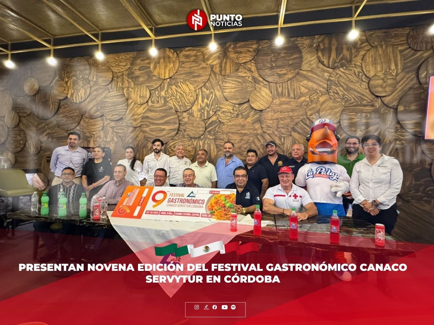 Presentan novena edición del Festival Gastronómico CANACO SERVYTUR en Córdoba