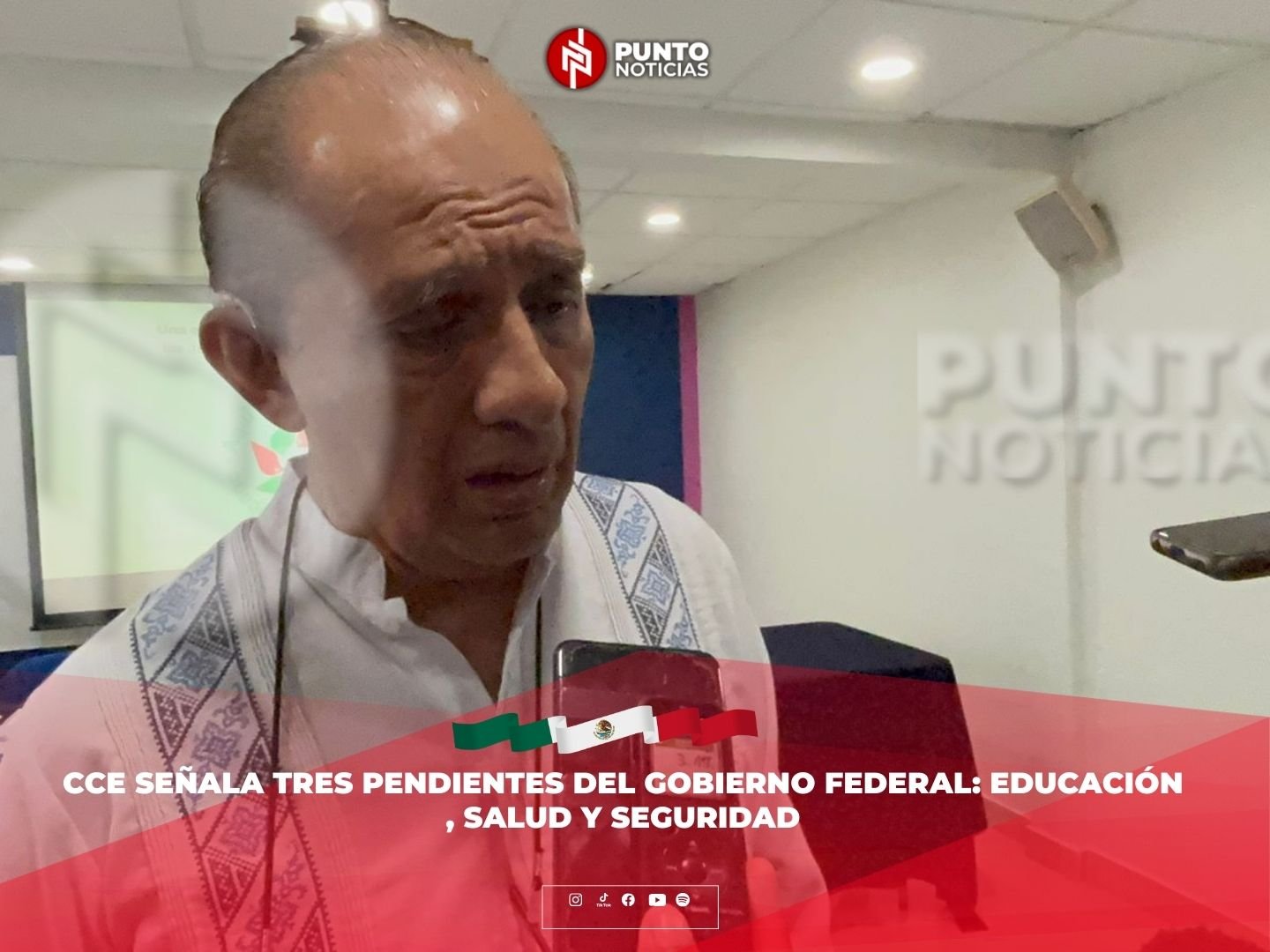 CCE señala tres pendientes del Gobierno Federal: educación, salud y seguridad