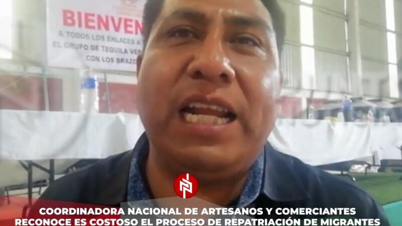 Coordinadora Nacional de Artesanos y Comerciantes reconoce es costoso el proceso de repatriación de migrantes fallecidos en EU