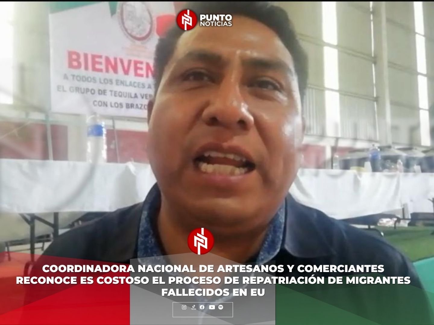 Coordinadora Nacional de Artesanos y Comerciantes reconoce es costoso el proceso de repatriación de migrantes fallecidos en EU