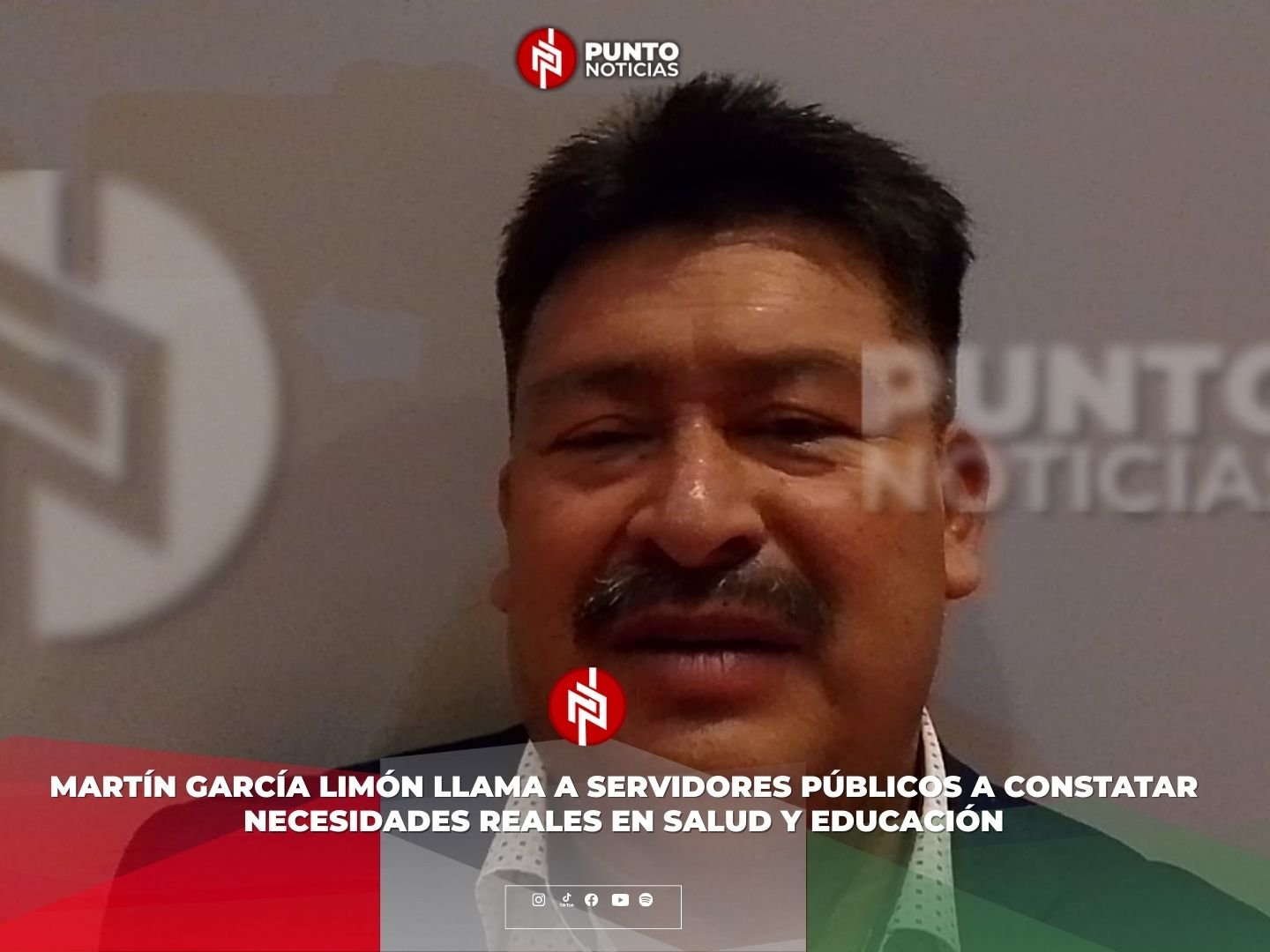 Martín García Limón llama a servidores públicos a constatar necesidades reales en salud y educación