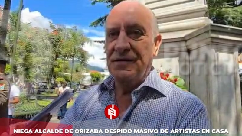 Niega alcalde de Orizaba despido masivo de artistas en Casa Vegas