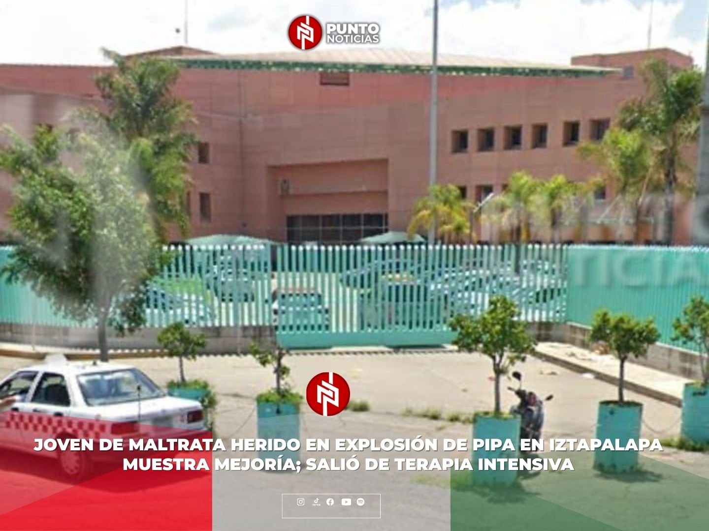 Joven de Maltrata herido en explosión de pipa en Iztapalapa muestra mejoría; salió de terapia intensiva