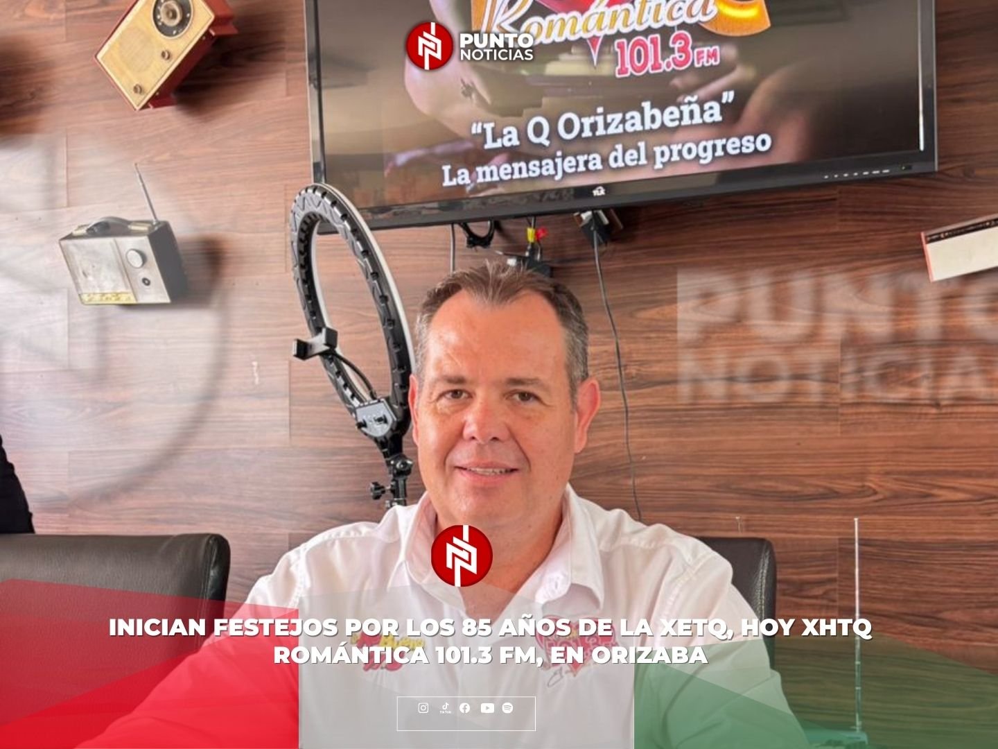 Inician festejos por los 85 años de la XETQ, hoy XHTQ Romántica 101.3 FM, en Orizaba