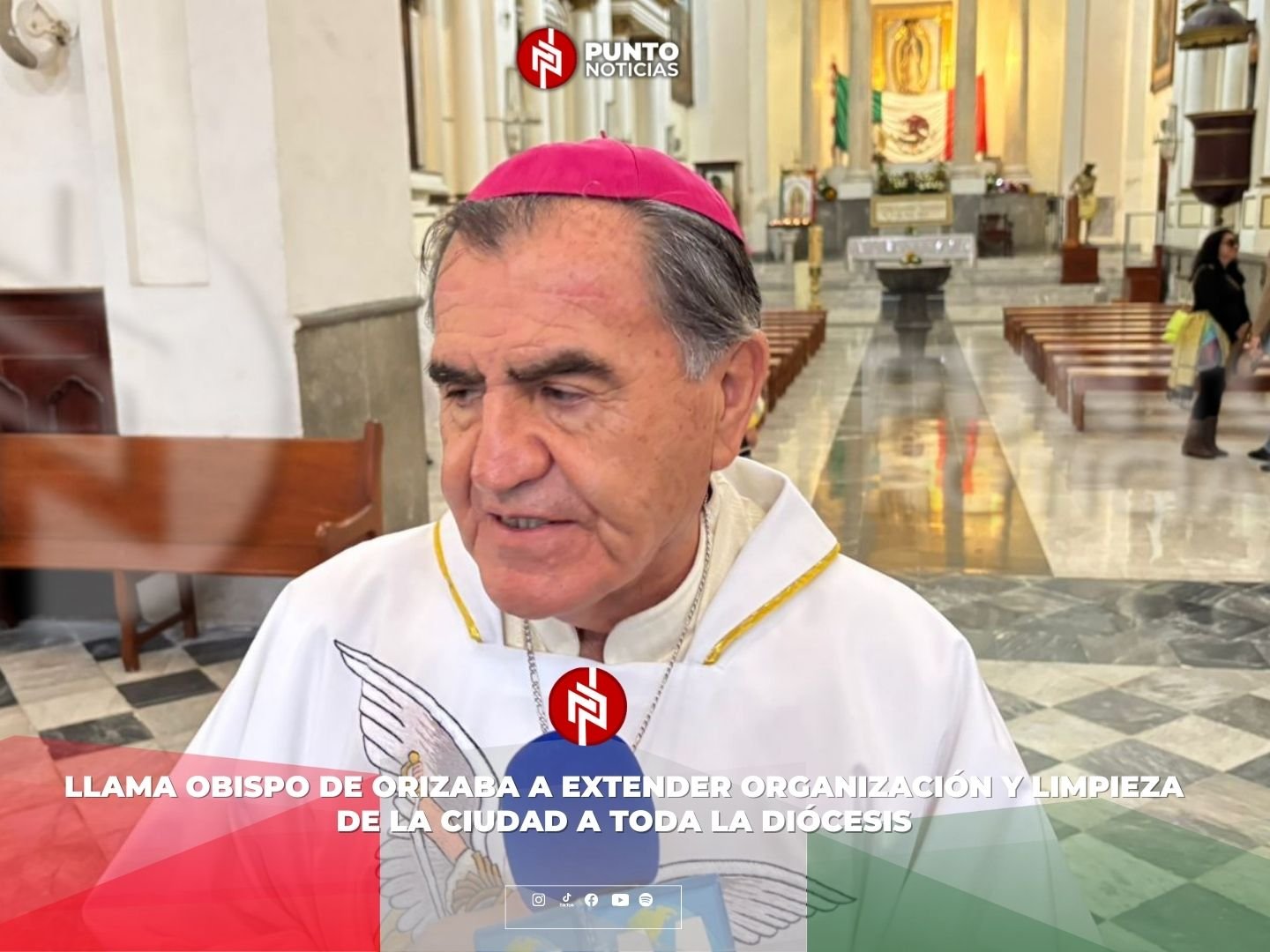 Llama obispo de Orizaba a extender organización y limpieza de la ciudad a toda la diócesis