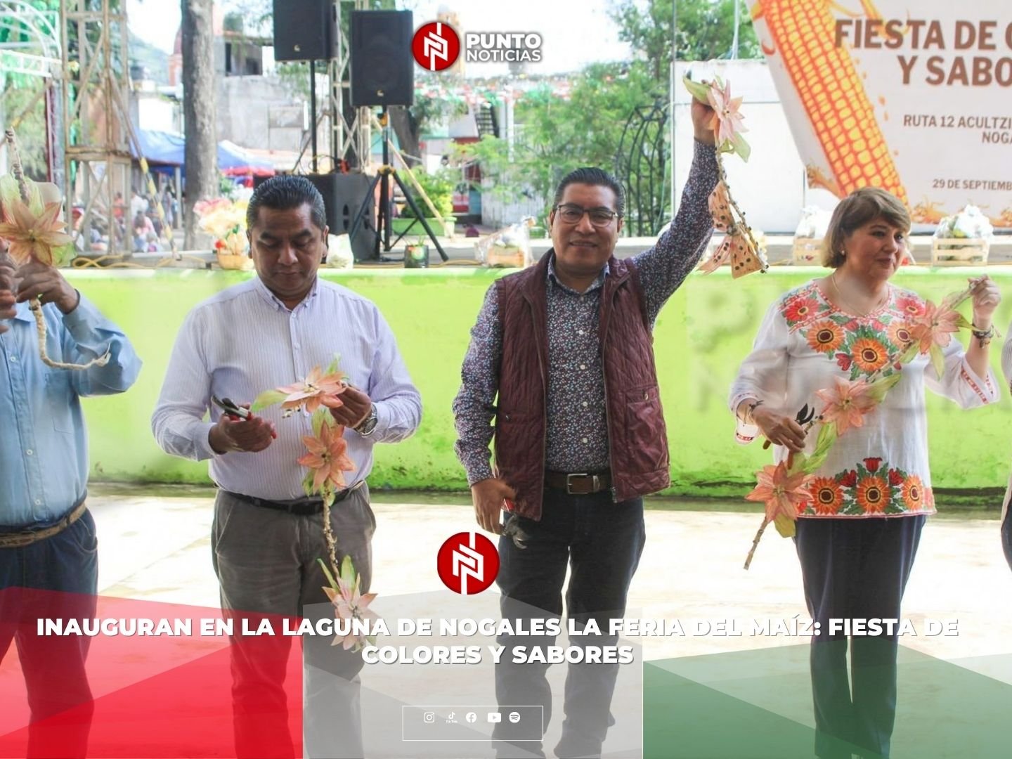 Inauguran en la Laguna de Nogales la Feria del Maíz: Fiesta de Colores y Sabores