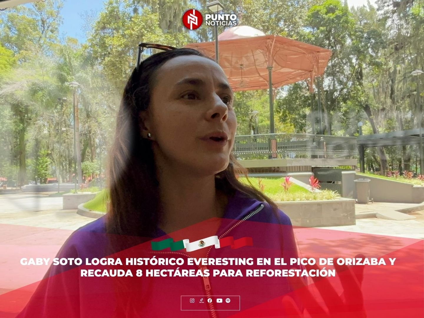 Gaby Soto logra histórico Everesting en el Pico de Orizaba y recauda 8 hectáreas para reforestación