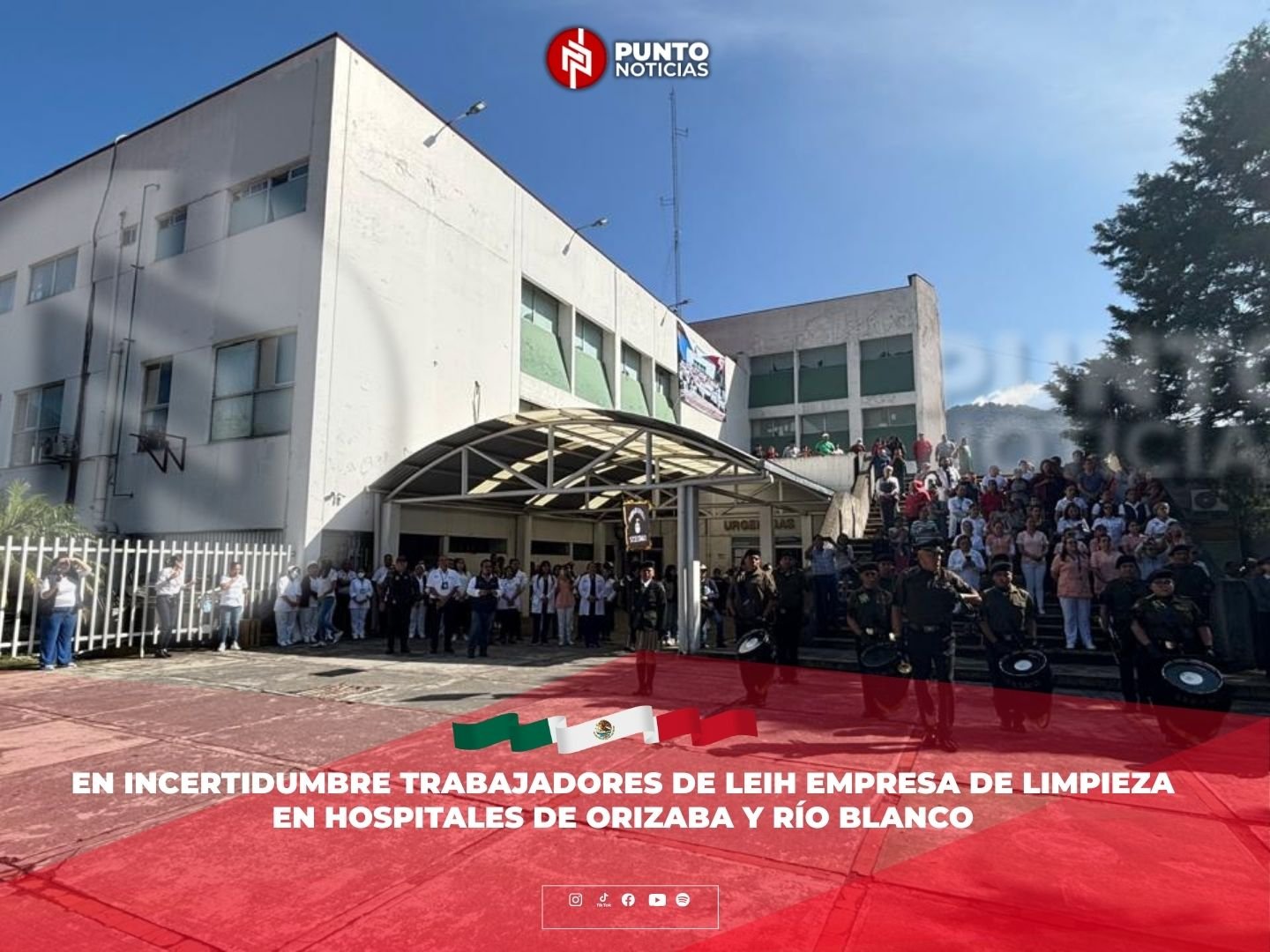 En incertidumbre trabajadores de LEIH empresa de limpieza en hospitales de Orizaba y Río Blanco