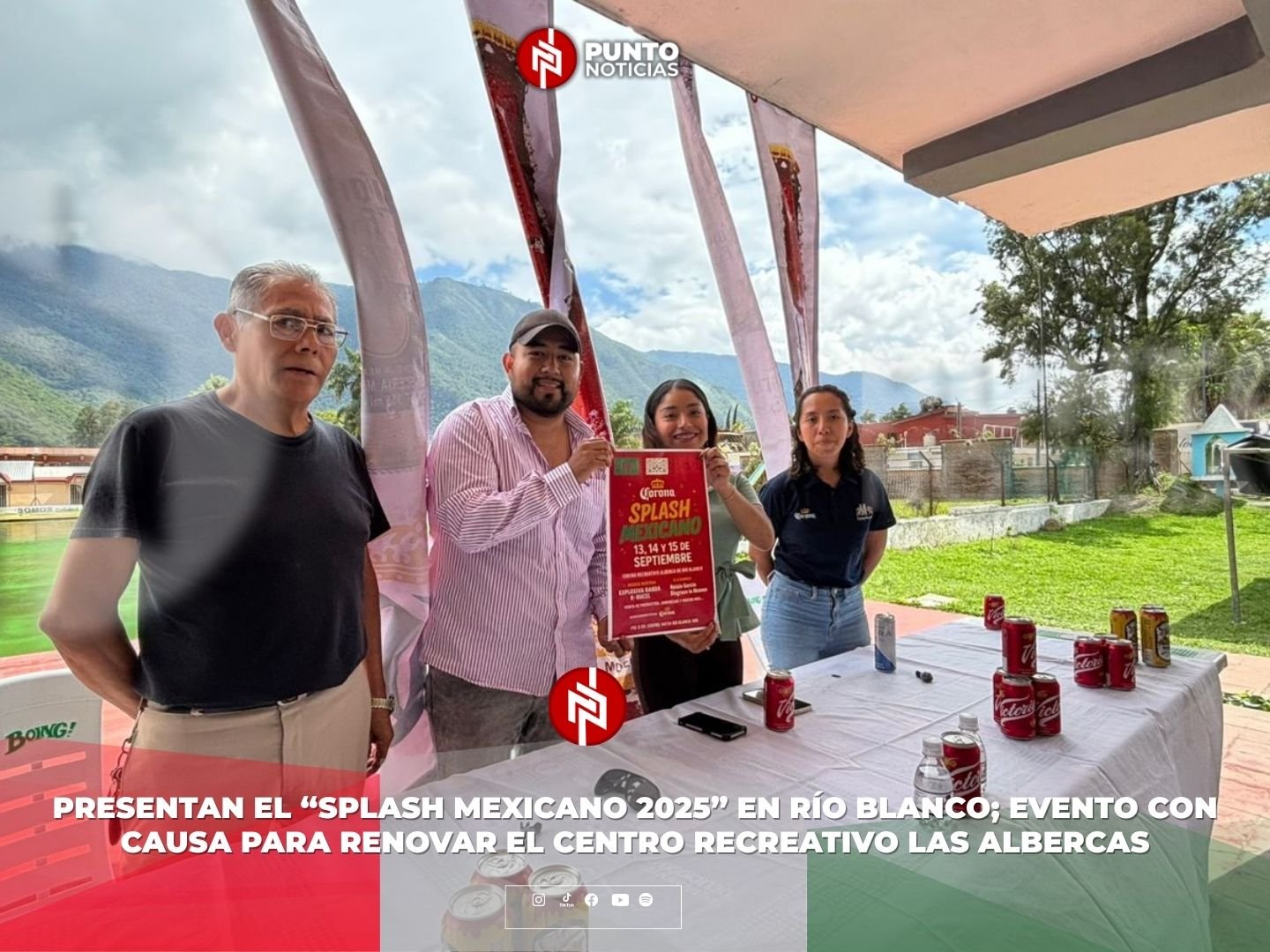 Presentan el “Splash Mexicano 2025” en Río Blanco; evento con causa para renovar el Centro Recreativo Las Albercas