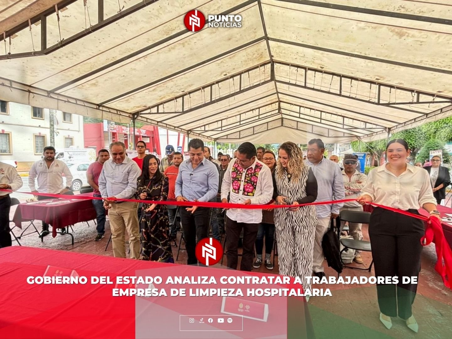 Gobierno del Estado analiza contratar a trabajadores de empresa de limpieza hospitalaria