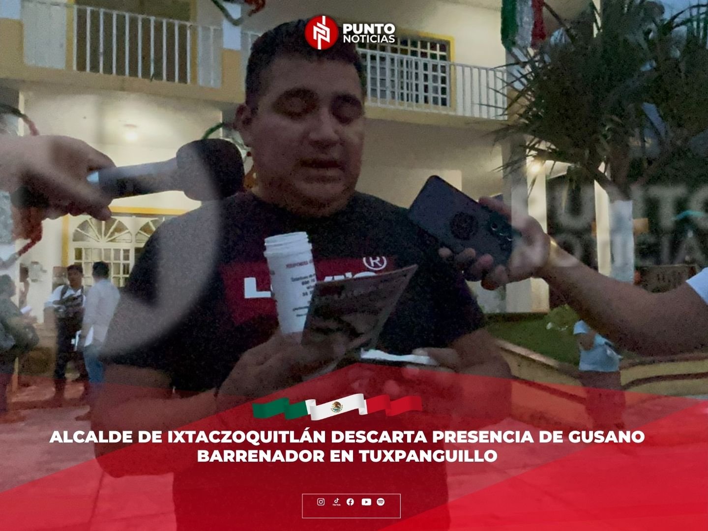 Alcalde de Ixtaczoquitlán descarta presencia de gusano barrenador en Tuxpanguillo