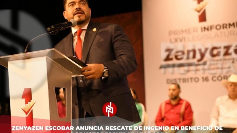 Zenyazen Escobar anuncia rescate de ingenio en beneficio de productores y trabajadores