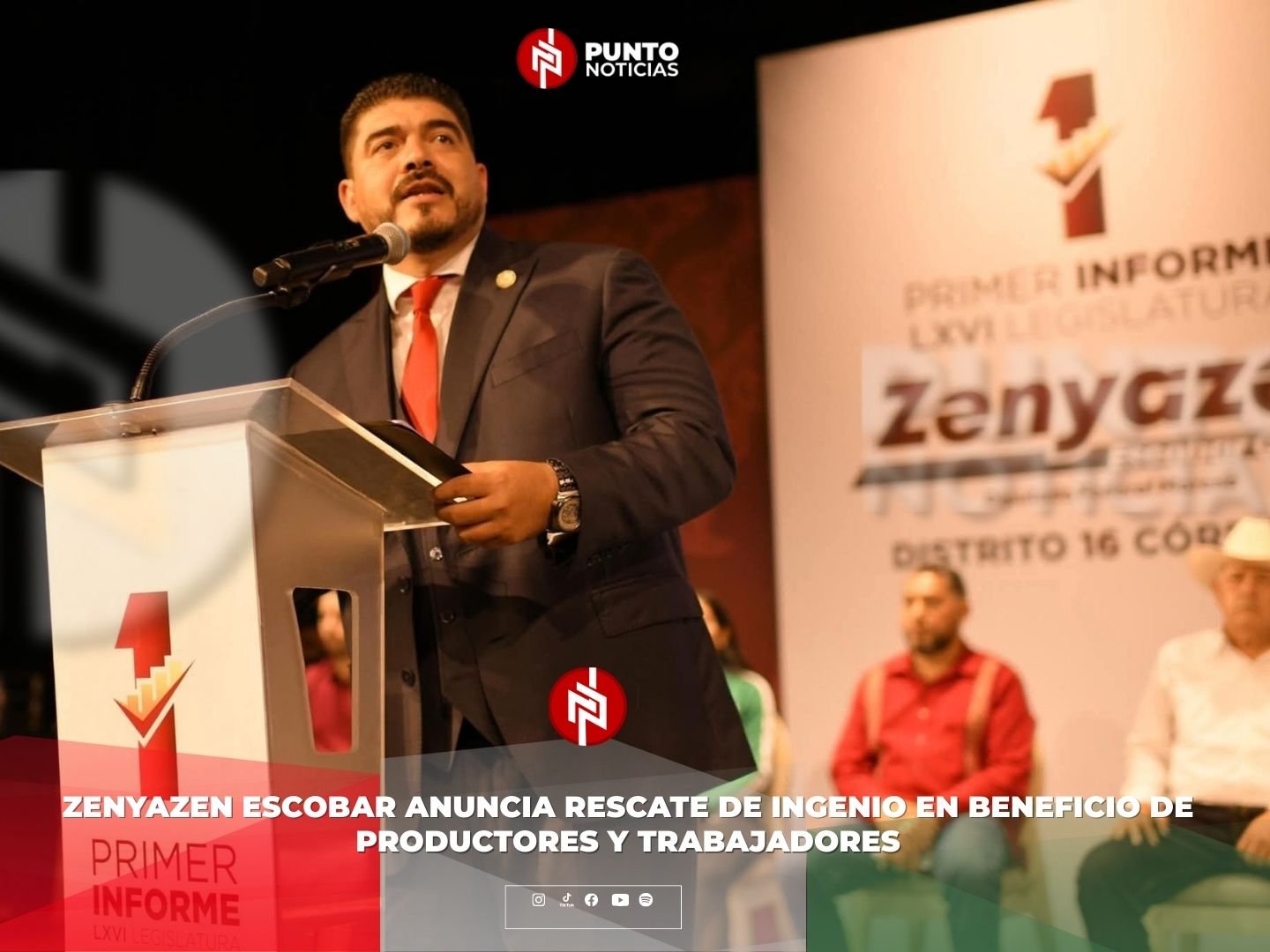 Zenyazen Escobar anuncia rescate de ingenio en beneficio de productores y trabajadores