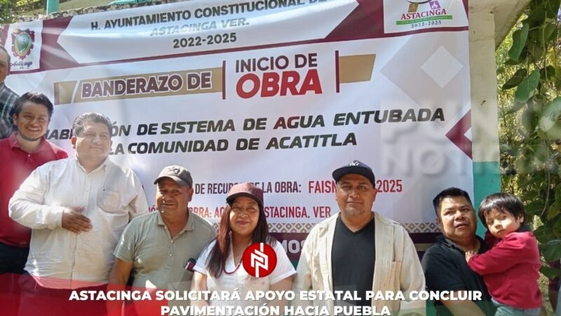 Astacinga solicitará apoyo estatal para concluir pavimentación hacia Puebla