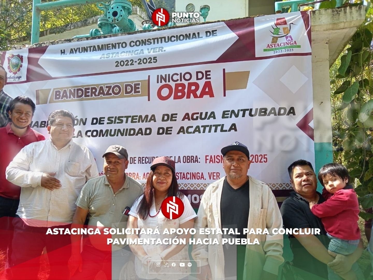 Astacinga solicitará apoyo estatal para concluir pavimentación hacia Puebla