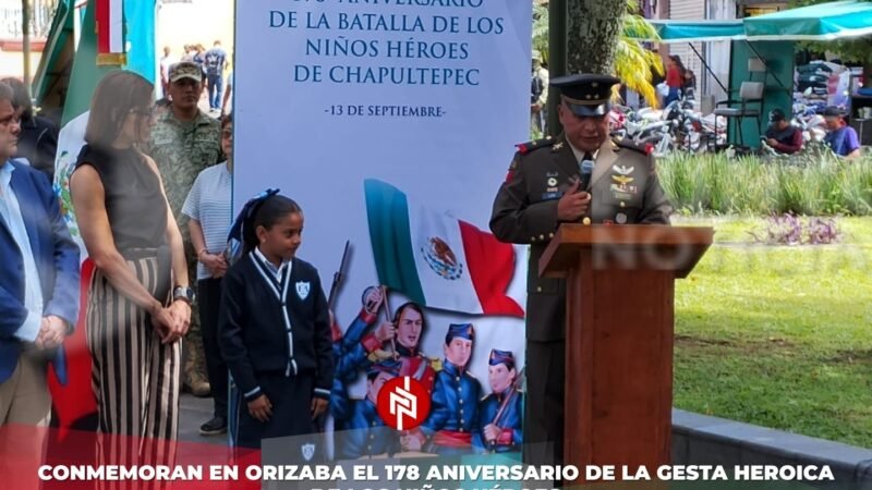 Conmemoran en Orizaba el 178 aniversario de la gesta heroica de los Niños Héroes