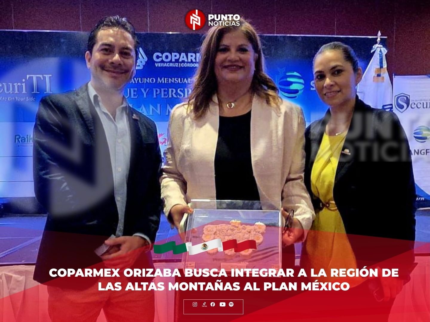 COPARMEX Orizaba busca integrar a la región de las Altas Montañas al Plan México