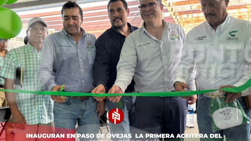 Inauguran en Paso de Ovejas la primera aceitera del centro-sur del país