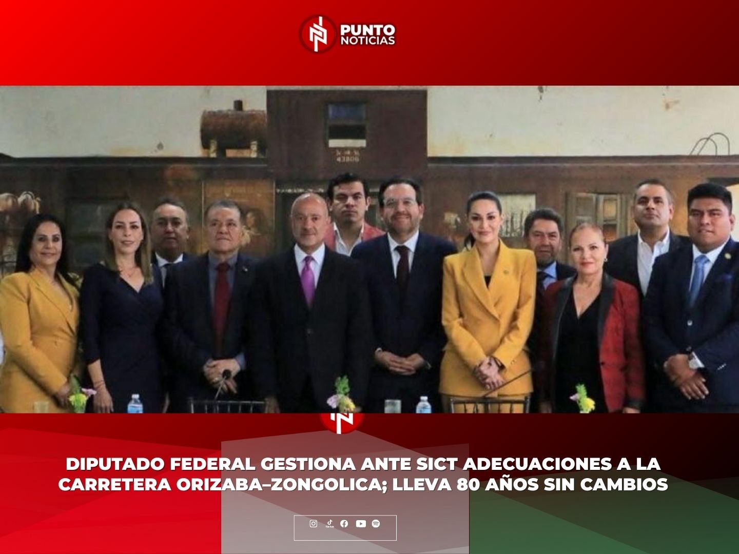 Diputado federal gestiona ante SICT adecuaciones a la carretera Orizaba–Zongolica; lleva 80 años sin cambios