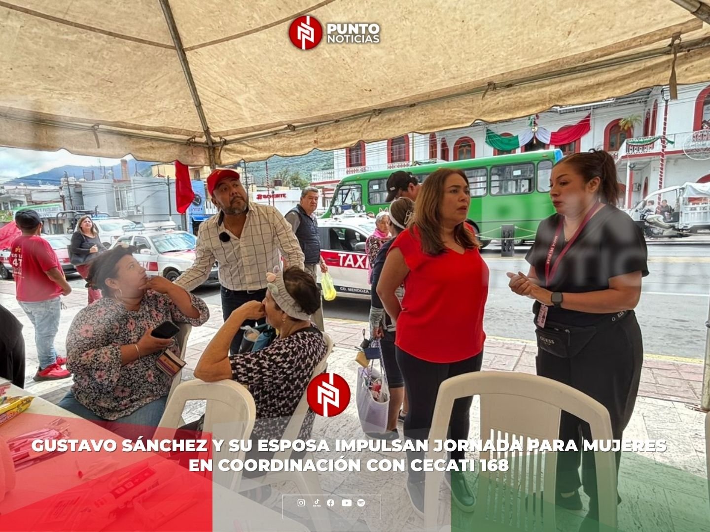 Gustavo Sánchez y su esposa impulsan jornada para mujeres en coordinación con CECATI 168