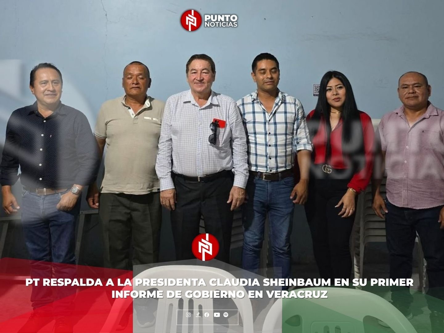 PT respalda a la presidenta Claudia Sheinbaum en su primer informe de gobierno en Veracruz