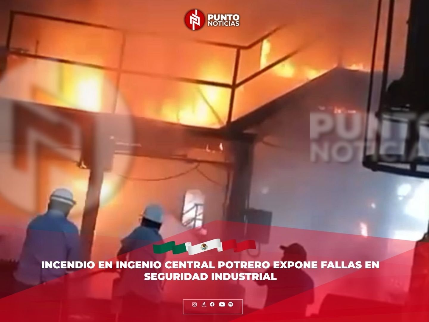 Incendio en Ingenio Central Potrero expone fallas en seguridad industrial