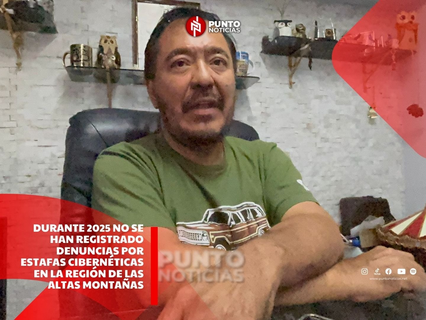 Durante 2025 no se han registrado denuncias por estafas cibernéticas en la región de las Altas Montañas