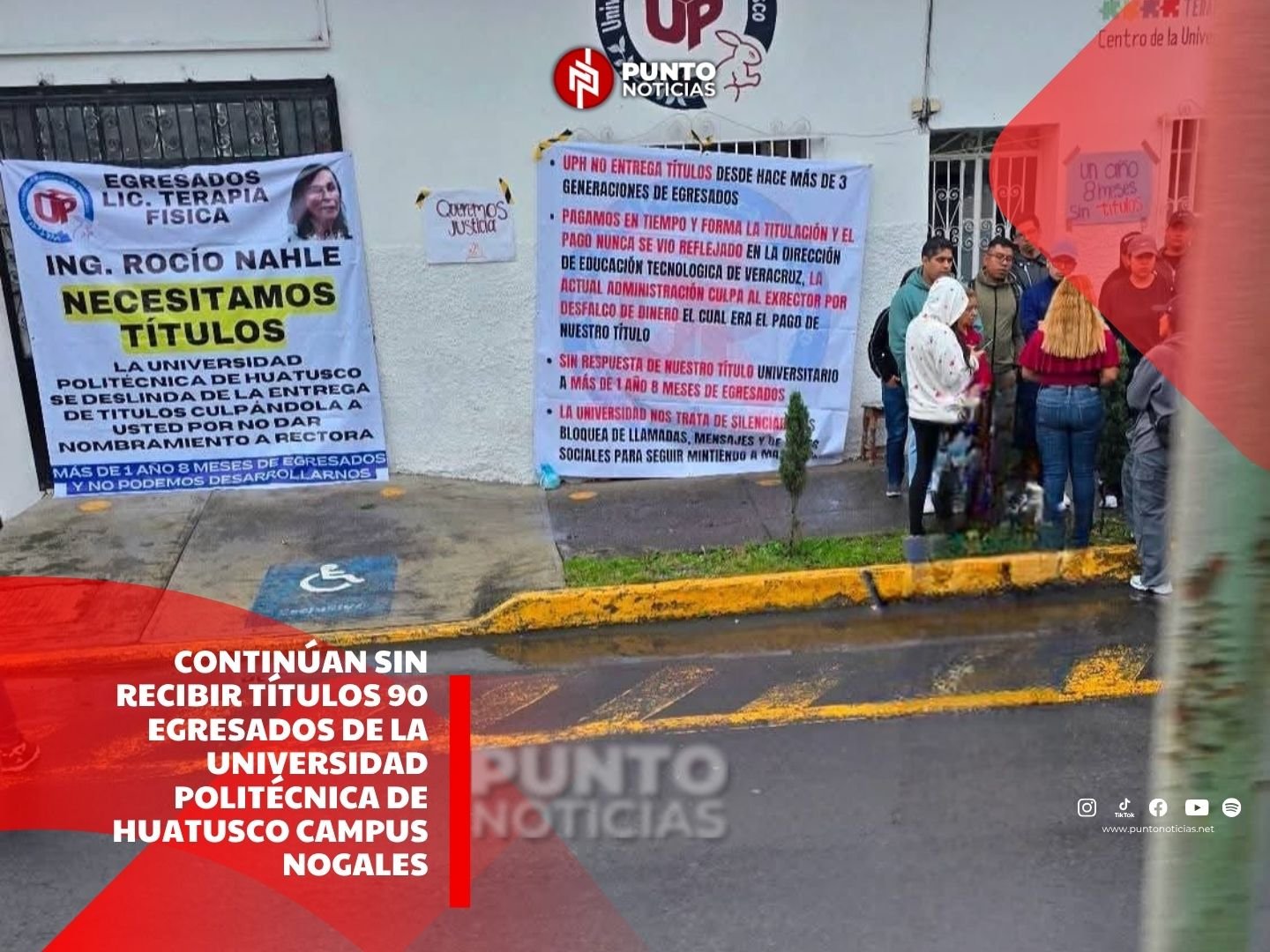Continúan sin recibir títulos 90 egresados de la Universidad Politécnica de Huatusco campus Nogales
