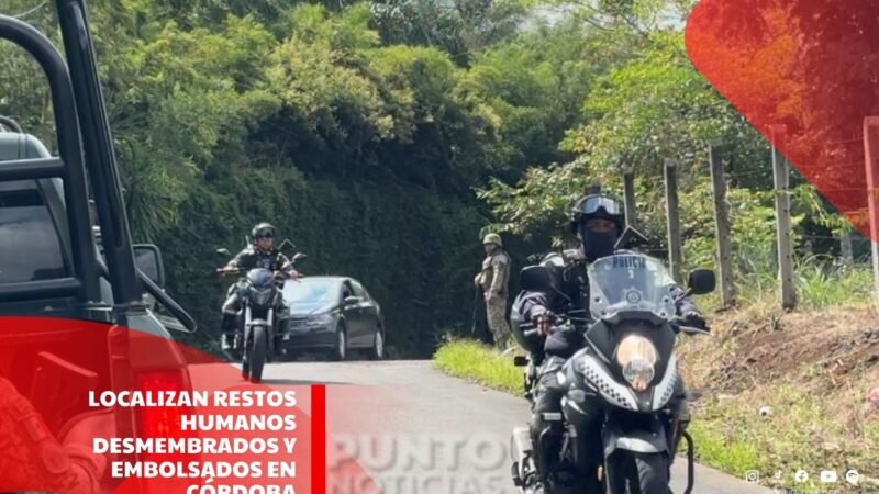 Localizan restos hum@nos dEsm3mbr@d0s y embolsados en Córdoba