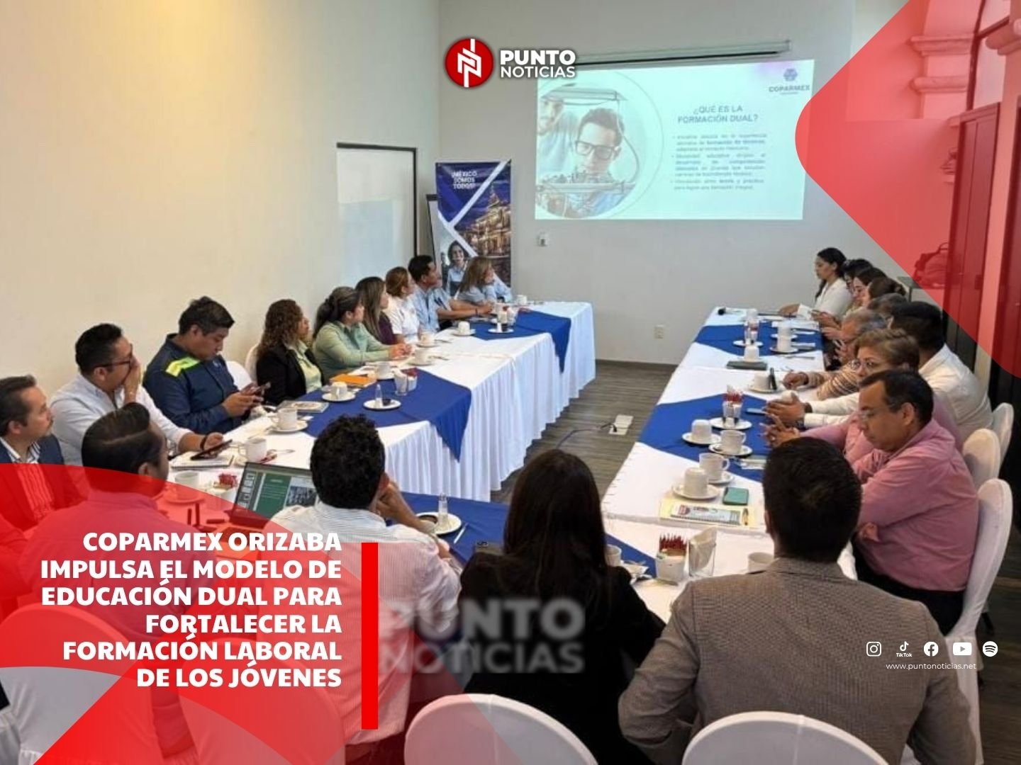 Coparmex Orizaba impulsa el Modelo de Educación Dual para fortalecer la formación laboral de los jóvenes