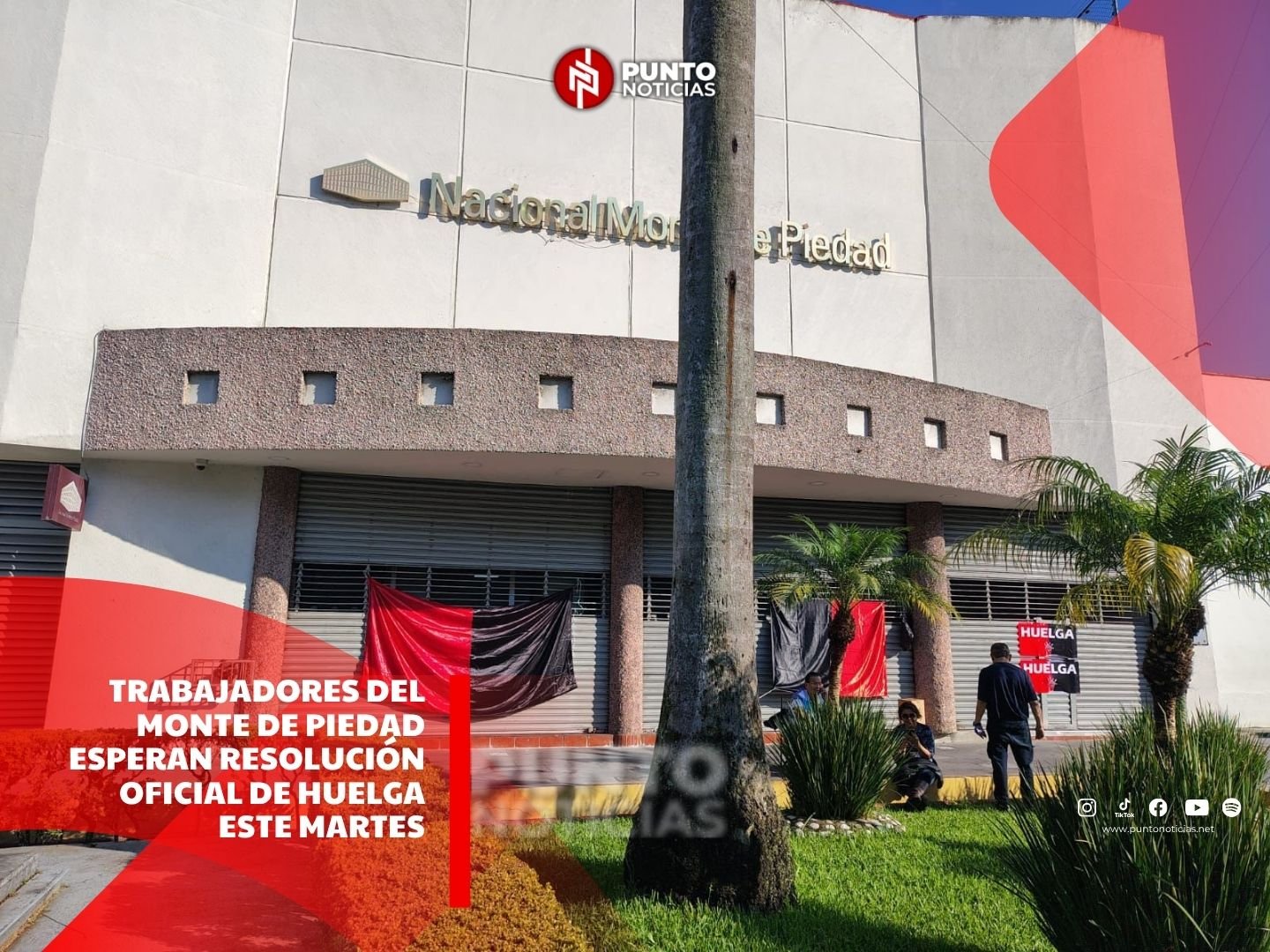 Trabajadores del Monte de Piedad esperan resolución oficial de huelga este martes